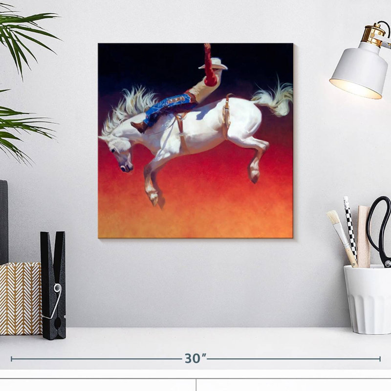 Mehar Rodeo Fireworks, 16" H x 16" W