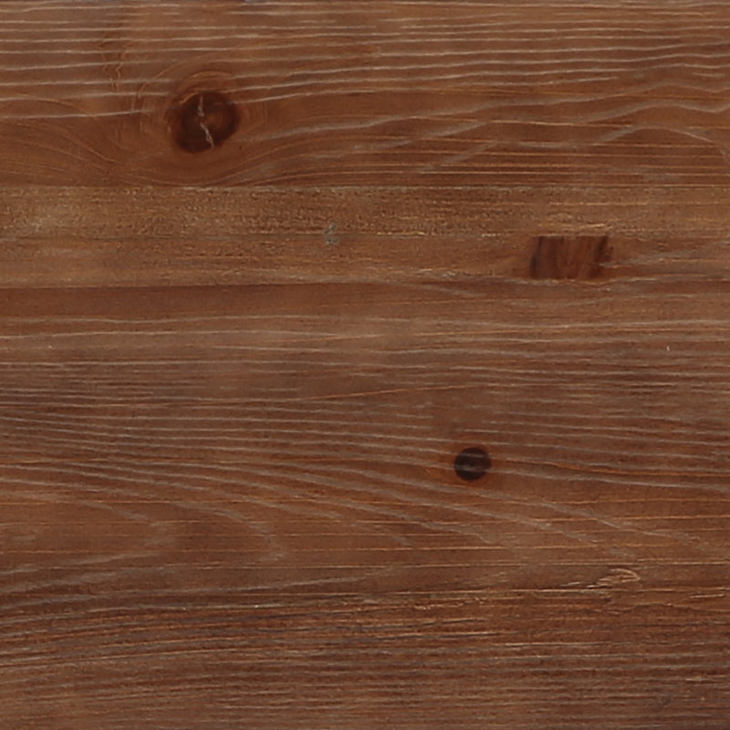 Banc de salle à manger en bois massif 63 pouces, banc de cuisine long rustique avec tablette de rangement inférieure, brun