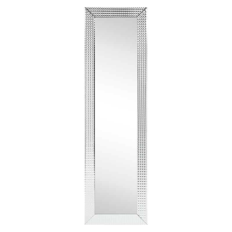 Petrina Glass Rectangle Floor Mirror