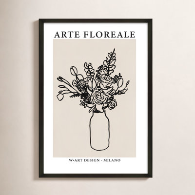 Bonte "Arte Floreale 2" Print by Romina Gadler