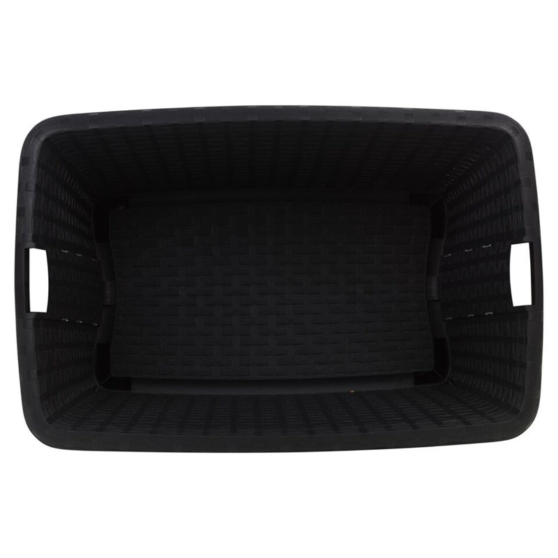 Plastic Laundry Basket, Anthracite