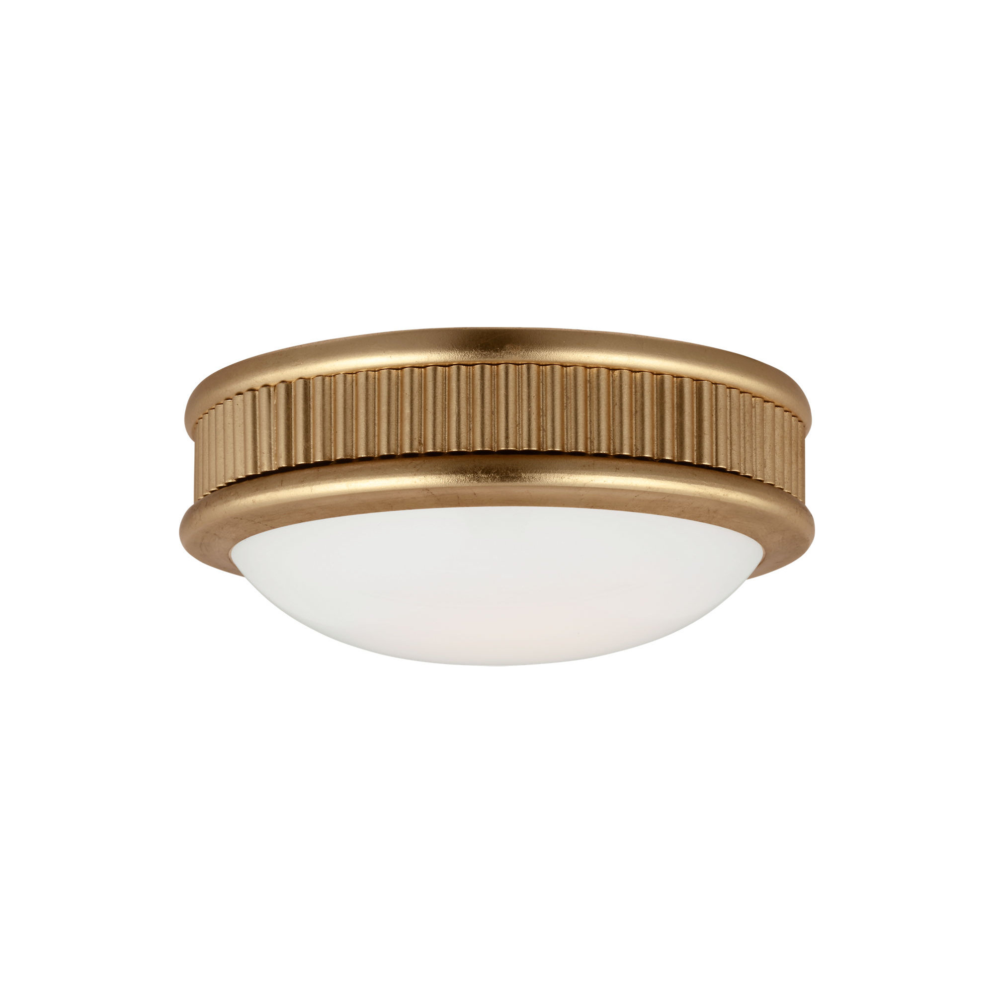 Rigsby Flush Mount, 3" H x 8" W x 8" D, Gild