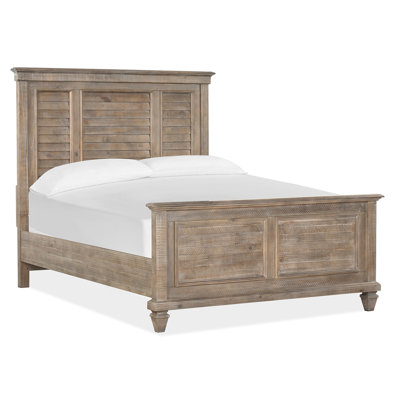 Queen Shutter Panel Bed