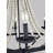 Tyzer 6-Light Dimmable Metal Empire Chandelier 