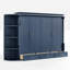 Murphy Platform Bed With Shelf And Drawers-1524602185-1524602186