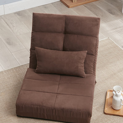 Convertible Bed, 14 - Section Adjustment, Triple Fold Down, 5 Reclining Positions, Upholstery, Linen Filled, Metal Frame, Throw Pillow, Family Nests, Small Spaces Adjustable Foldable Sections, ,