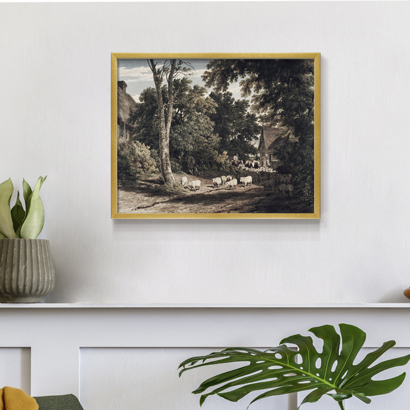 Paysages rétro-CCDCLXIV - reproduction encadrée