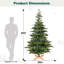 Arbre de Noël artificiel pré-éclairé-1760775911
