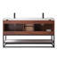 Ensemble de meuble-lavabo double autoportant Mahon-1087844894-1087801891