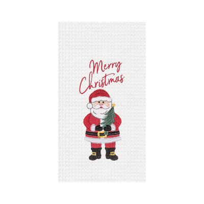 Serviette de cuisine Merry Christmas Santa