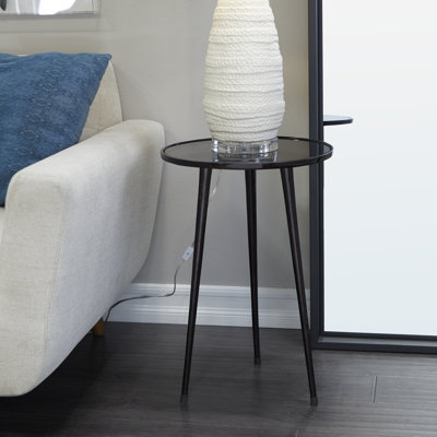 Stainless Steel Top End Table
