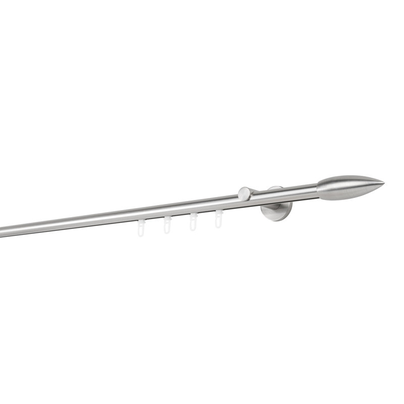 Curtain rod made to measure inner barrel 20mm Cardo, 2cm H x 270cm W x 6.5cm D
