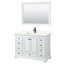 Ensemble de meuble-lavabo simple autoportant 48 po avec plateau en quartz Deborah-98115306-92725355-92725354