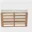 Royal Acacia Wood Loveseat and Coffee Table Set, Beige