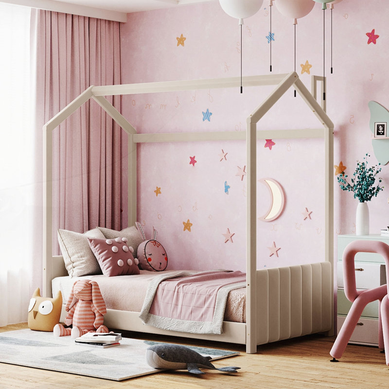Lit en bois Velvet House, Simple