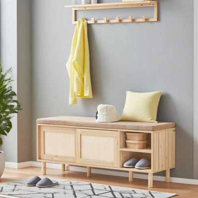 6 Pair Shoe Storage Bench