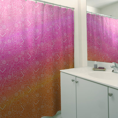 Katelyn Elizabeth Shower Curtain with Liner Included