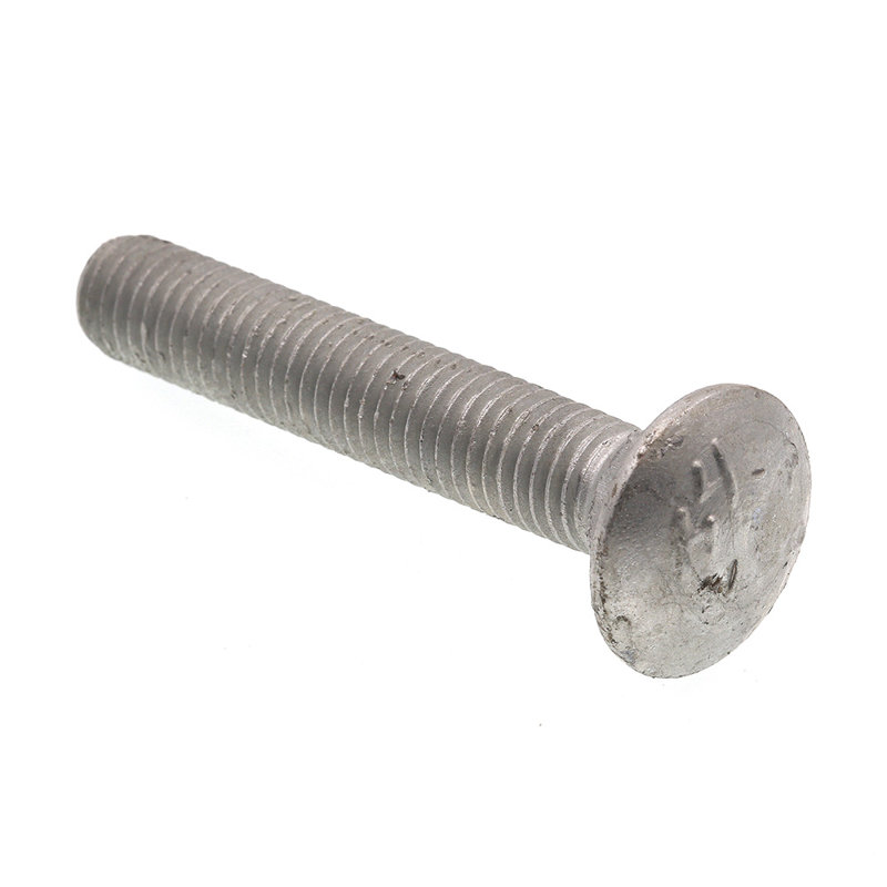 Boulons de chariot, 1/2 po à 13 X 10 po, galvanisé à chaud A307 Grade A (paquet de 10), H 14,35 po x l 6,6 po x P 1,55 po