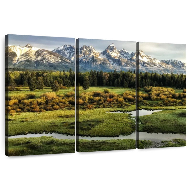 Alvord Majestic Wyoming Mountain Range, 20" H x 33" W