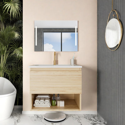 Wall Mounted With Ceramic Top