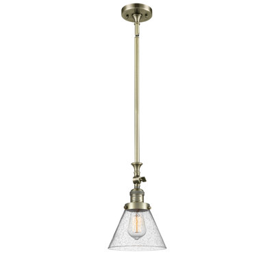 Luminaire suspendu conique à 1 lumière Harbert