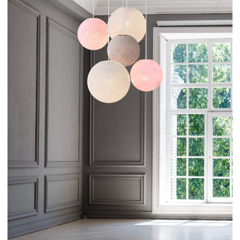 Bort 5-Light Globe Pendant, Home Sweet Home