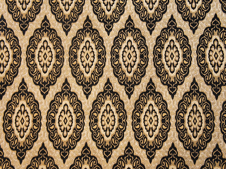 Tissu Sarah, Noir