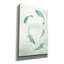 Highland Dunes 'Celadon Koi 2' by Danhui Nai Canvas Wall Art-1111875055