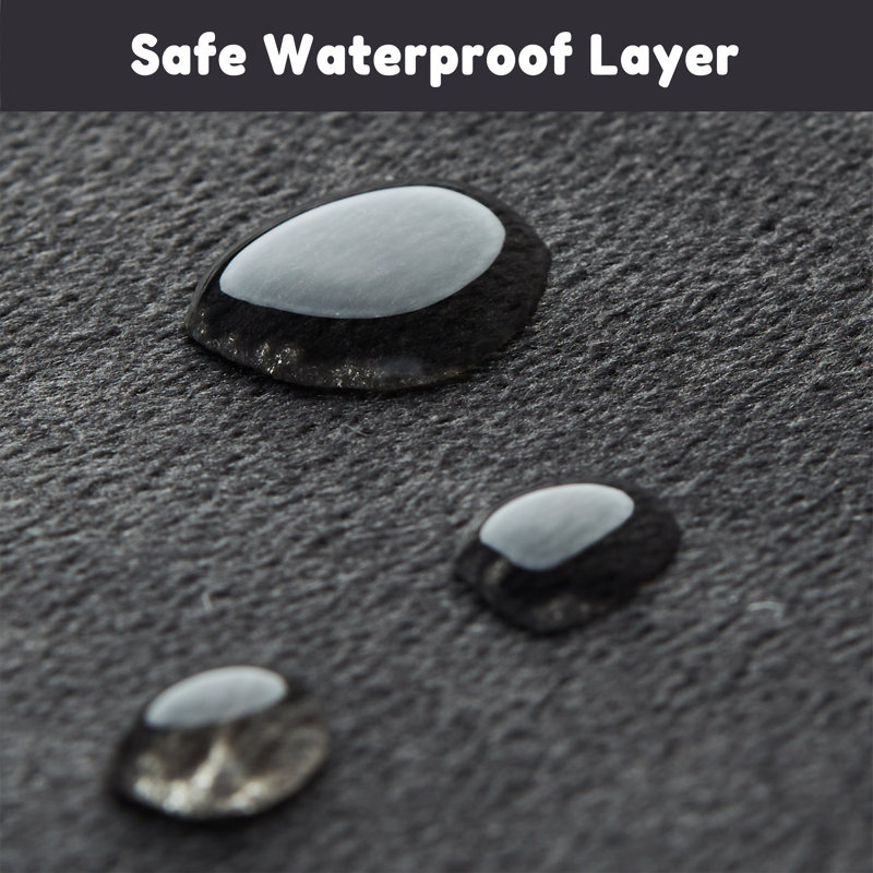 Mckoy Soft Waterproof Dog Bed Mat/Pad, 1.5" H x 32" W x 24" D, Gray