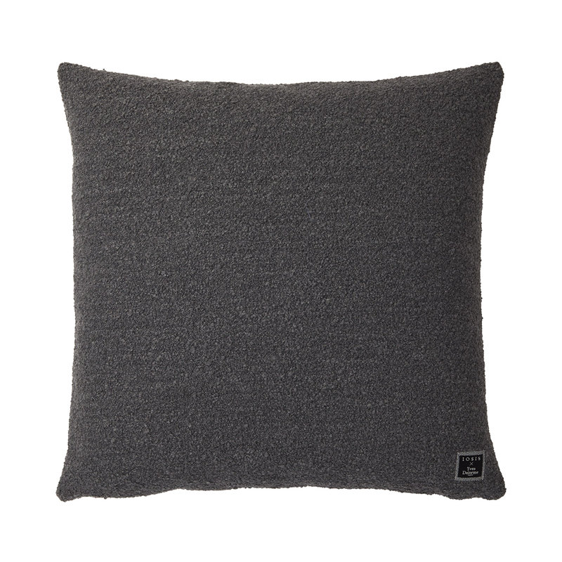 BOUCLETTE Pillow Cover & Insert, Navy, Square 22"