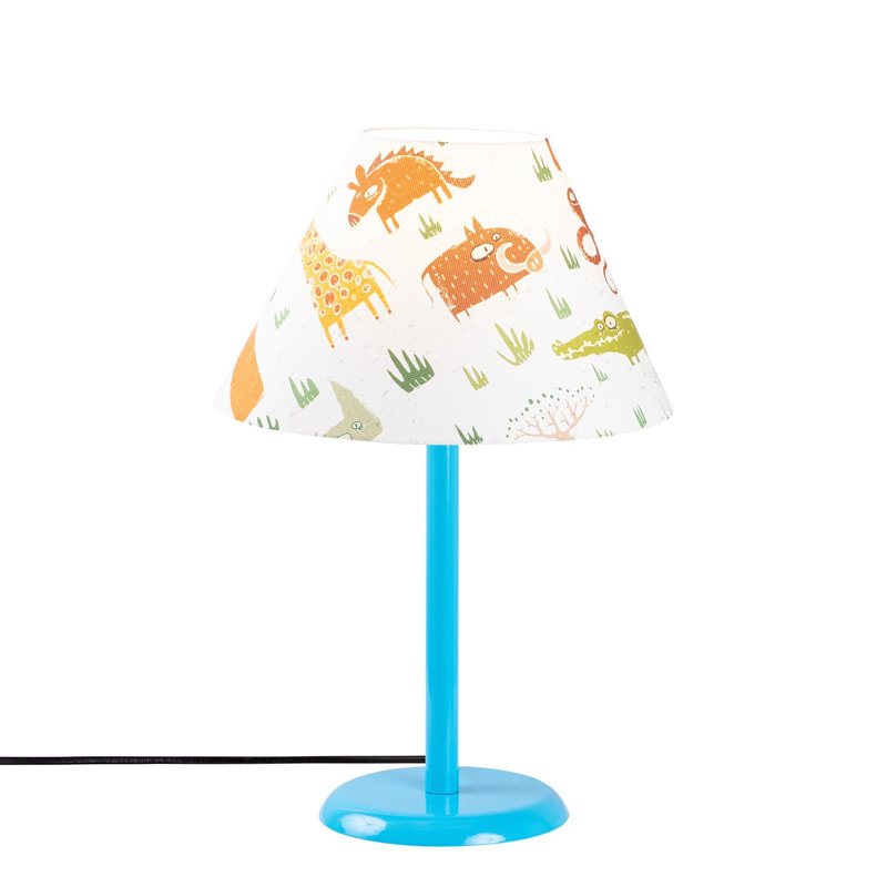 Lampe de table bleue 18,11 po McTeer