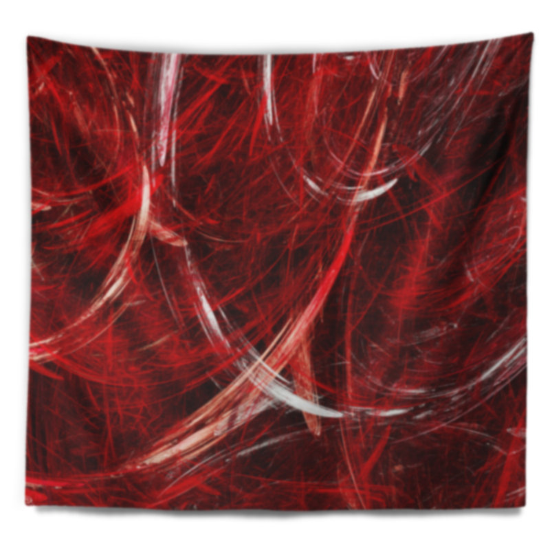 Tapisserie de nuages tourbillonnante Abstract, H 32 po x l 39 po