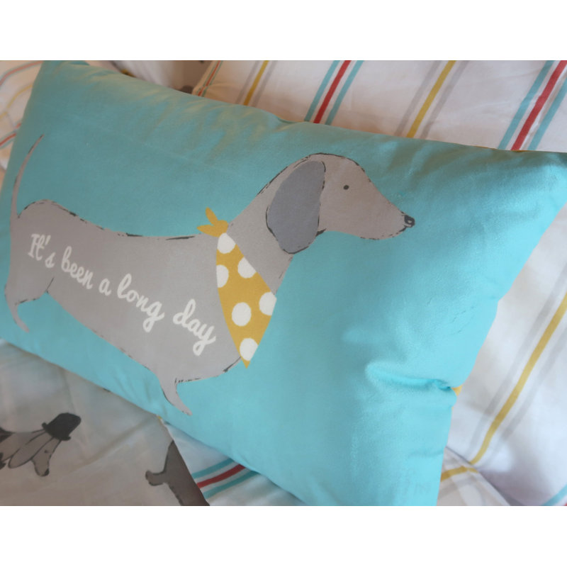 Silly Sausage Dog Filled Cushion