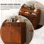 59.06" Brown Solid wood Rubberwood Shoe Storage