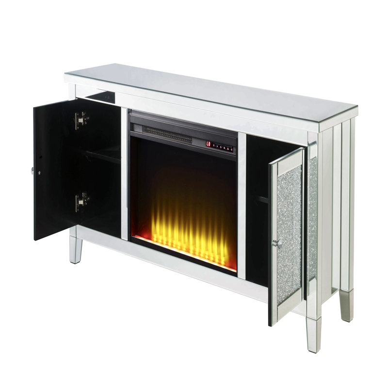 Meuble télé avec foyer