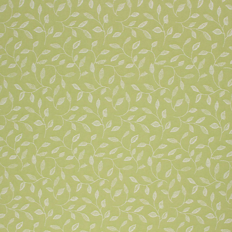 Finition touche le tissu de vigne fine, Vert île