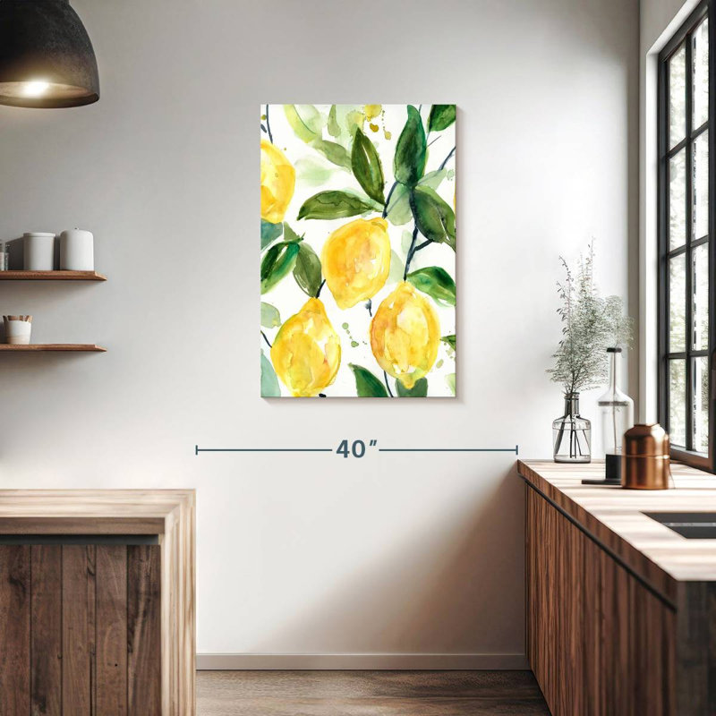 Yarlin Lemony Branch II, 36" H x 24" W