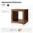 Casella 24"W Modern Wood End Table with 1 Hidden Drawer-707778261