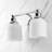 Lauder Iron/Frosted Glass Farmhouse Cottage LED Vanity Light-1985817739-1981464512