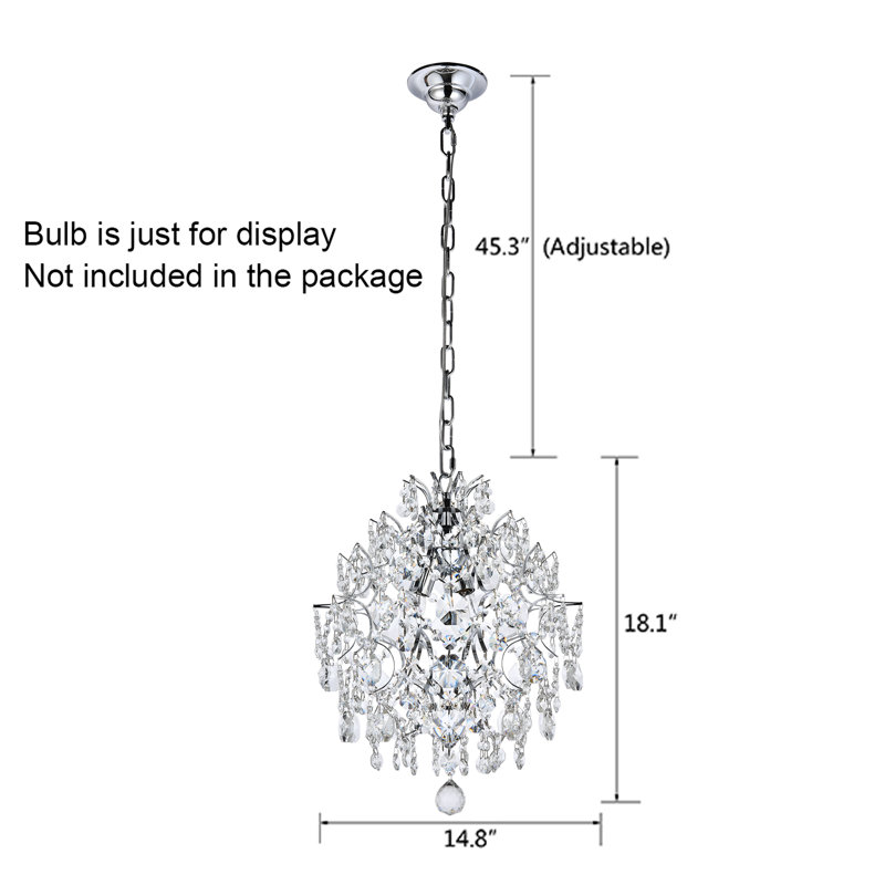 Chellapah 3 - Light Dimmable Geometric Chandelier