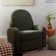Nami Electronic Recliner and Swivel Glider Recliner in Shearling with USB port