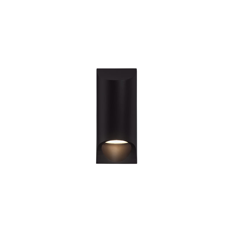 Luminaire à cloison d'extérieur Mega, Noir