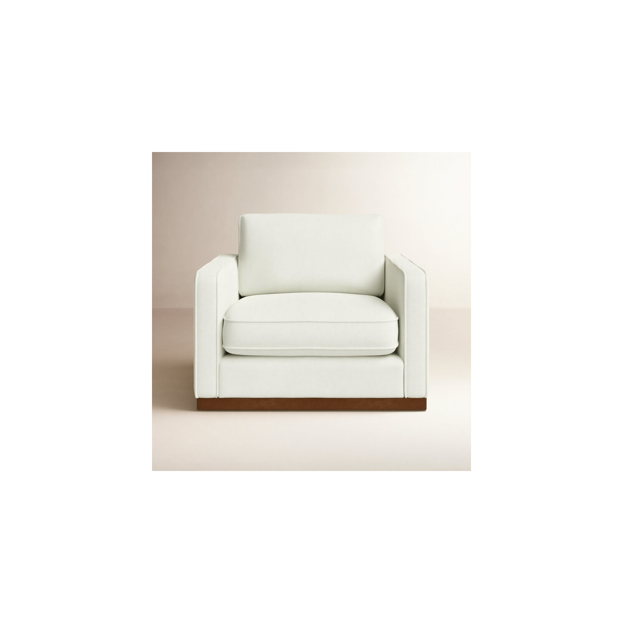 Bobbi 41'' Wide Upholstered Armchair, White