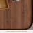 Walnut Solid Wood Finish Irregular Nesting Coffee Table Set