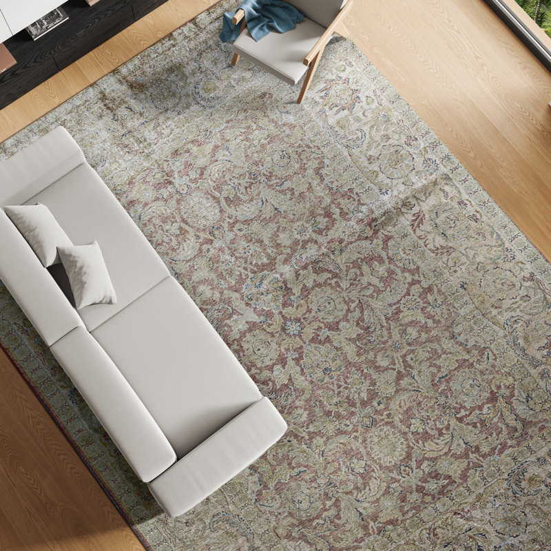 Sona Silk Oriental Area Rug