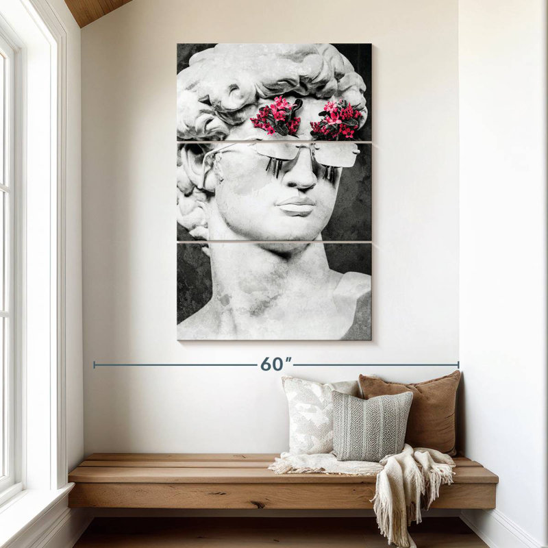 David Sculpture Floral Pop
