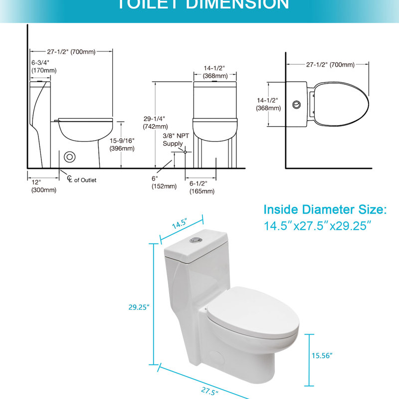 Toilette en céramique blanche avec double chasse d'eau et siège confortable - utilisateur - caractéristique de la salle de bain et choix de fermeture silencieuse