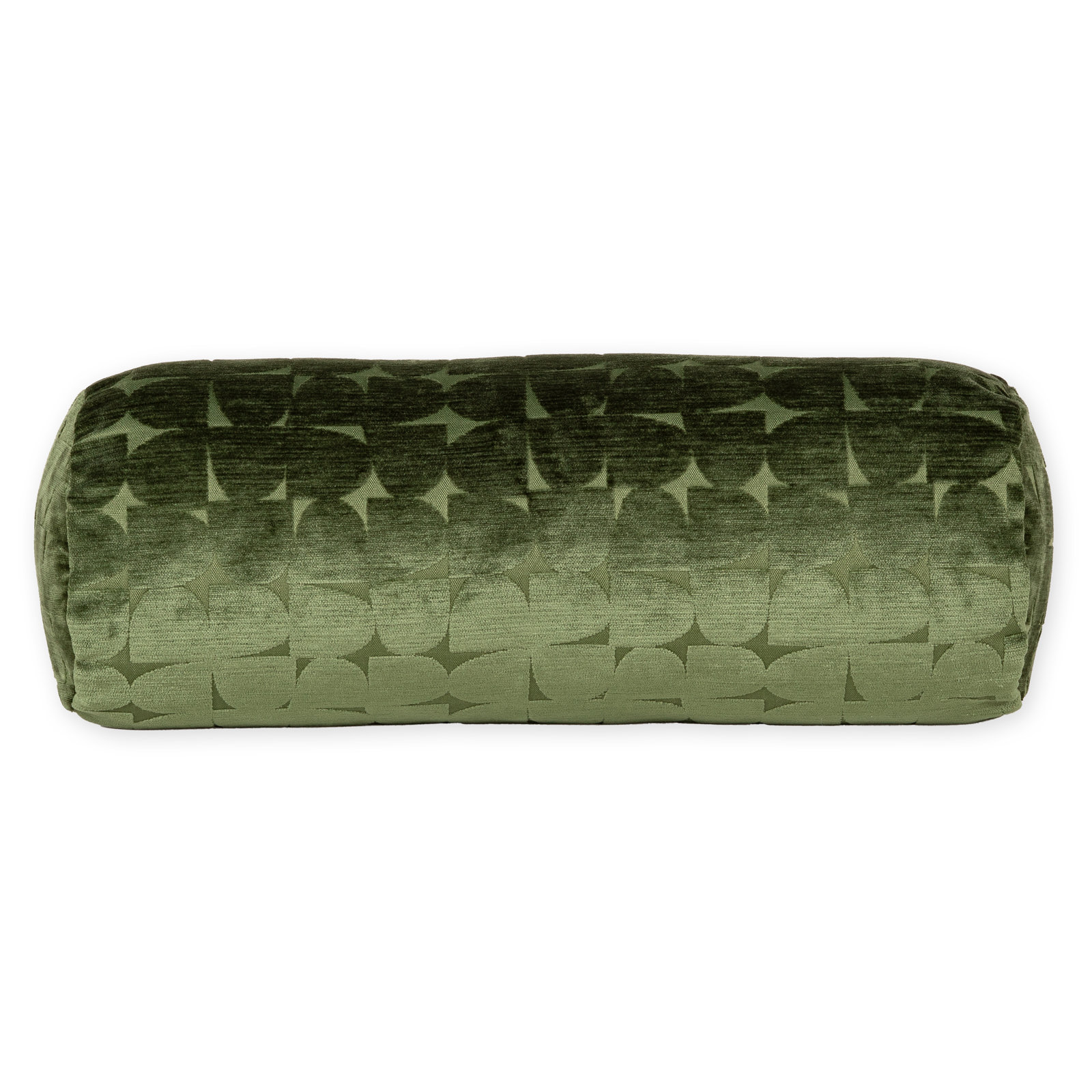 Throw Pillow, Green, Bolster 21"H x 8"W, Polyester