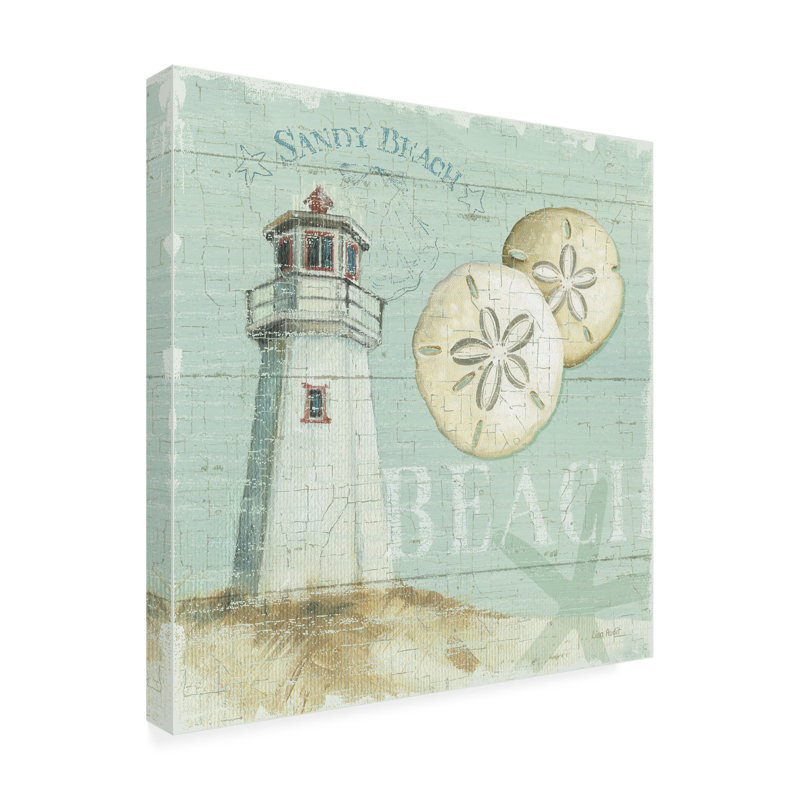 Toile d'extérieur Brookside Lisa Audit Beach House I, H 24 po x l 24 po x P 1,5 po