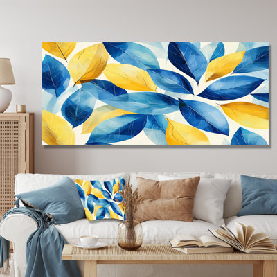 «Blue Leaves», impression numérique sur métal